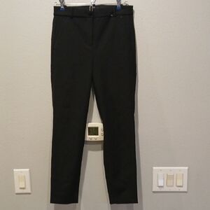 J. Crew High-Rise Cameron Size 0 Black Trousers Office Work